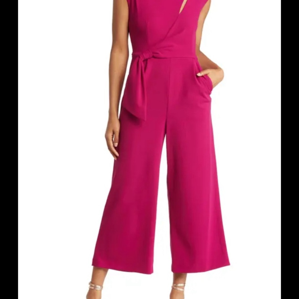 Calvin Klein Pink Wide-Leg Jumpsuit